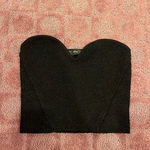 Mango Knit Black Corset Size XS